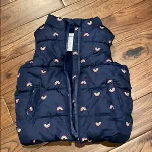 Old navy toddler puff vest 2T